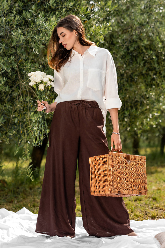 lelosi chicline kelnės espresso 0