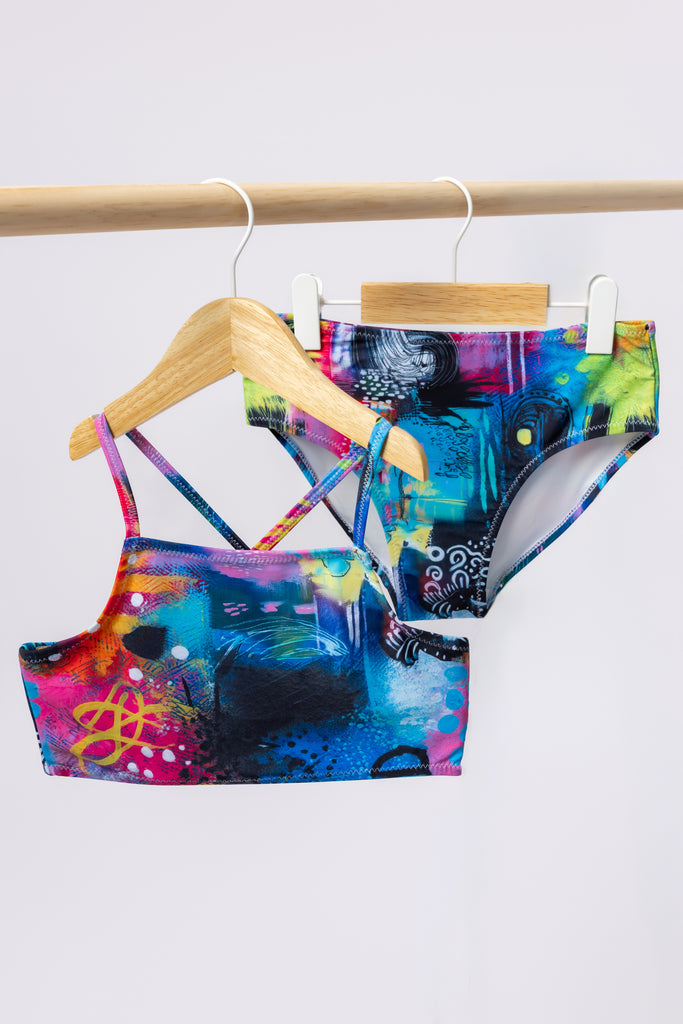 lelosi vaikiškas dviejų dalių maudymosi kostiumėlis altiani 0