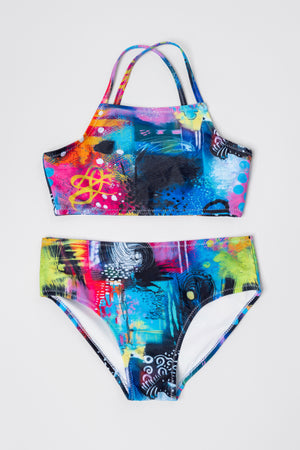 lelosi vaikiškas dviejų dalių maudymosi kostiumėlis altiani 1