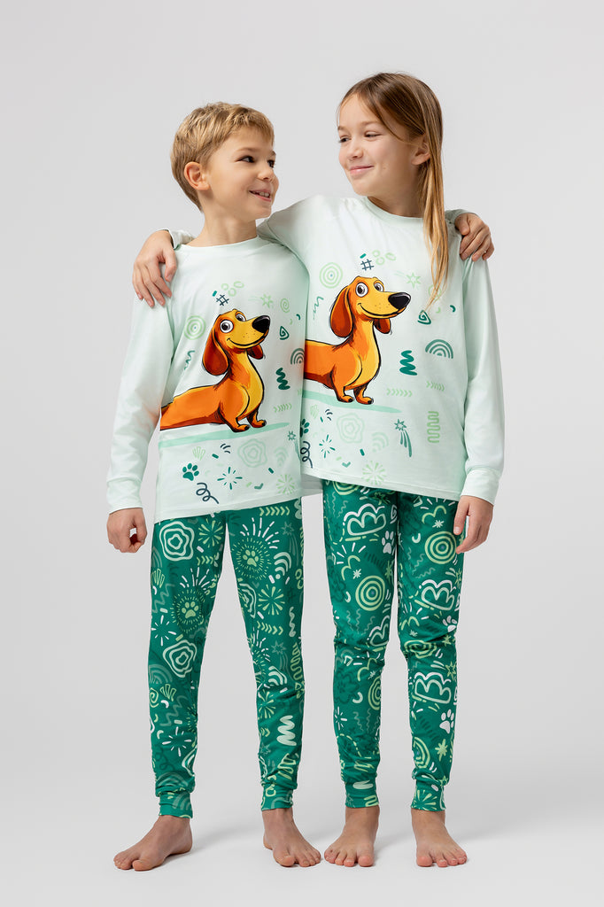 lelosi vaikiška pižama wooffy 0