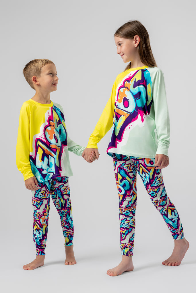 lelosi vaikiška pižama happycolours 0